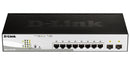 D-Link DGS-1210-10P Smart 8Port Gigabit PoE Switch 2 Combo SFP Retail