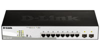 D-Link DGS-1210-10P Smart 8Port Gigabit PoE Switch 2 Combo SFP Retail