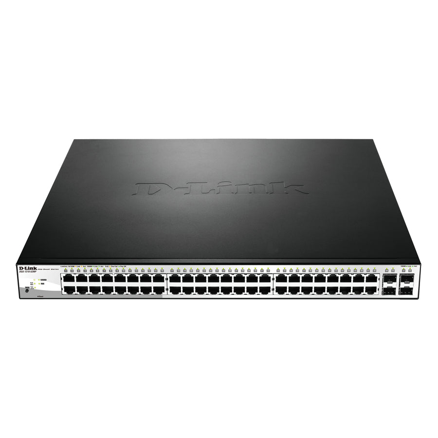 D-Link DGS-1210-52MP 48PT Web Smart Gigabit PoE Switch with 4 SFP Slots