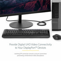 StarTech DISPLPORT10L 10 ft Certified DisplayPort 1.2 Cable - Black with Latches