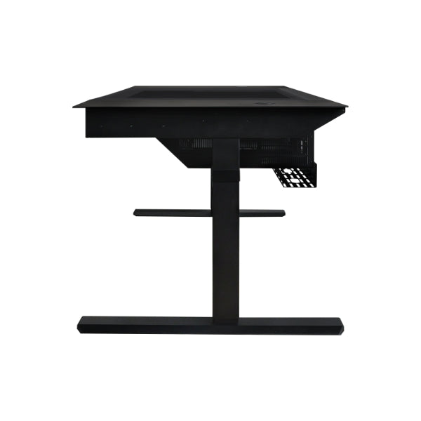 Lian Li DK07X Motorized Standing Computer Case Workflow Desk for 2 PC Systems