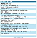 Lian Li DK07X Motorized Standing Computer Case Workflow Desk for 2 PC Systems