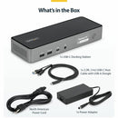 StarTech DK30C2DPEPRN Triple-Monitor USB-C Docking Station, Laptop Charging Dock