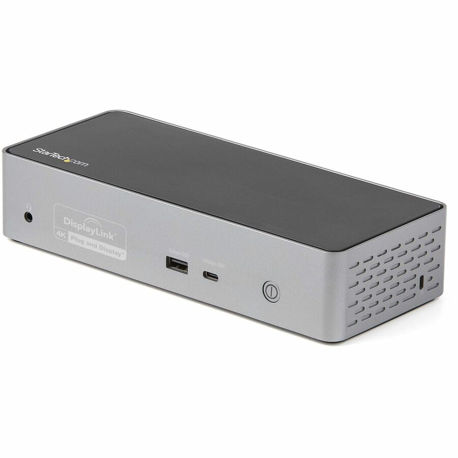 StarTech DK31C4DPPD USB-C Dock, 4K 60Hz Quad Monitor - Black, Space Gray
