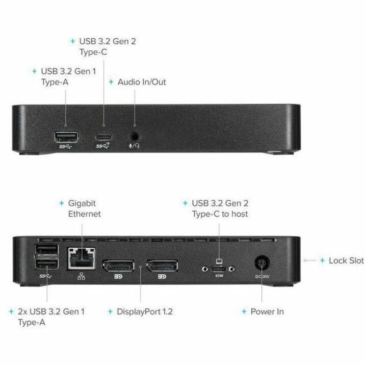 Targus DOCK315USZ Universal USB-C DV4K Docking Station with 65W Power Delivery