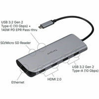 Targus DOCK403GL Dual Video Mobile Dock with 140W EPR Pass-Thru & SD Reader