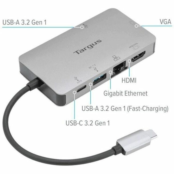 Targus DOCK419USZ Docking Station for Notebook - 100 W - USB 3.2 (Gen 1) Type C