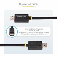 StarTech DP21-6F-DP40-CABLE 6ft DisplayPort 2.1 Cable - VESA Certified DP40