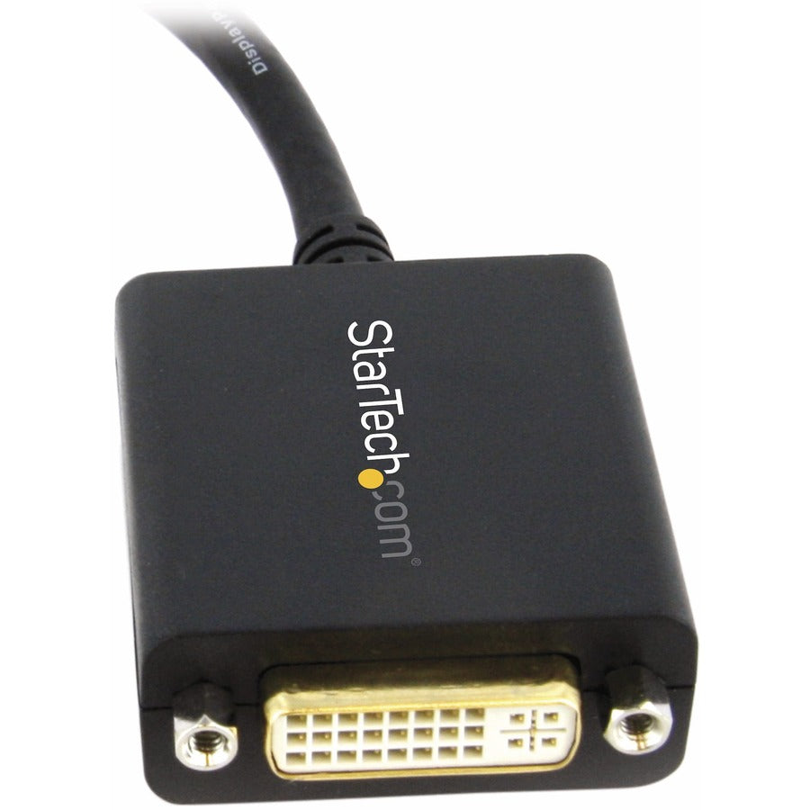 StarTech DP2DVI2 DisplayPort to DVI Adapter - Latching Connector - Black