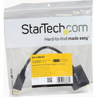 StarTech DP2DVI2 DisplayPort to DVI Adapter - Latching Connector - Black