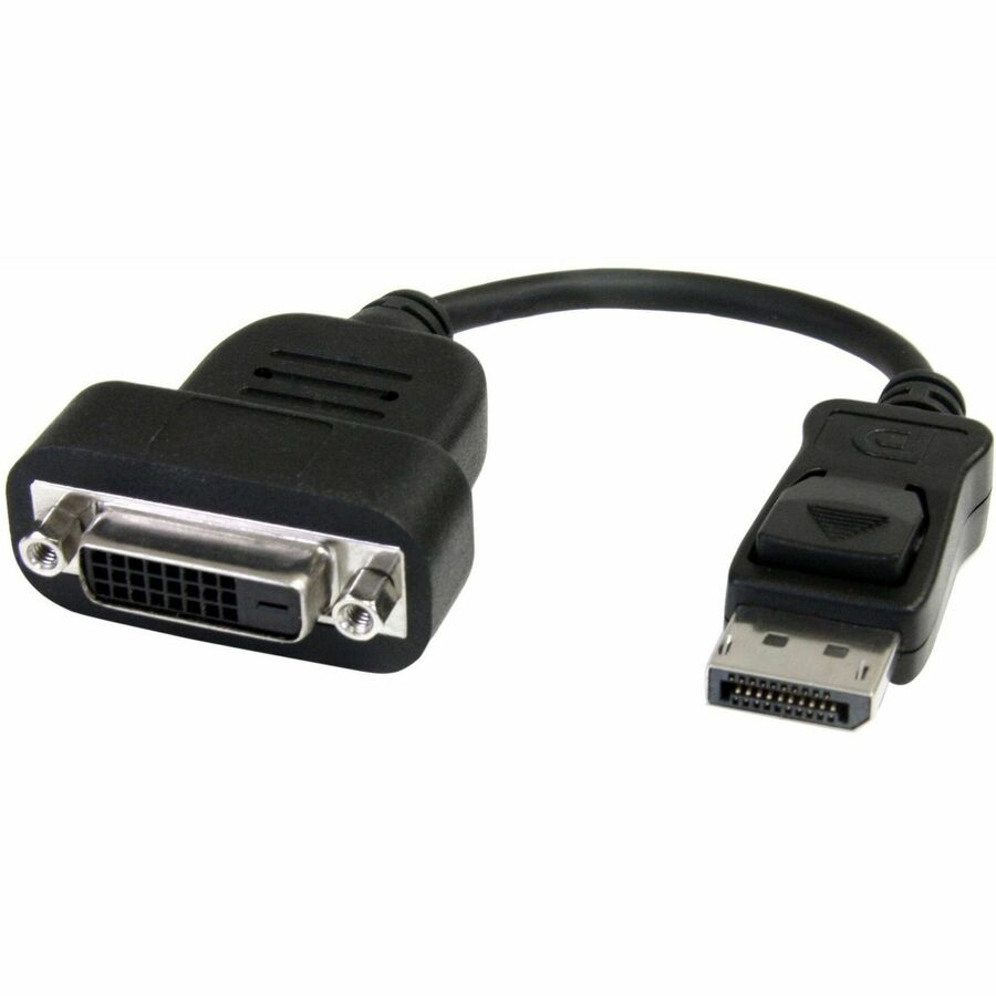 StarTech DP2DVIS DisplayPort to DVI Adapter - Latching DP Connector - Black