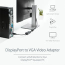 StarTech DP2VGA2 DisplayPort to VGA Video Adapter Converter - Black