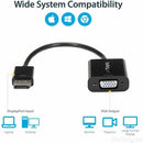 StarTech DP2VGA3 DisplayPort to VGA Adapter, Active DP to VGA Converter