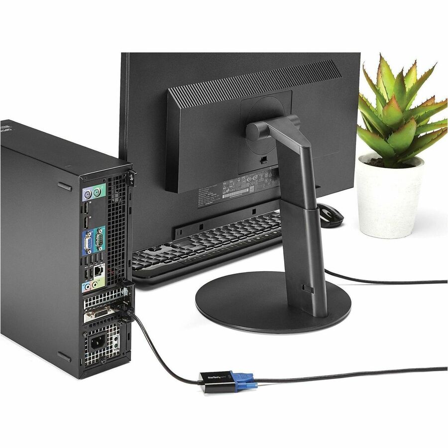 StarTech DP2VGA3 DisplayPort to VGA Adapter, Active DP to VGA Converter