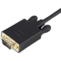 StarTech DP2VGAMM3B 3ft (1m) DisplayPort to VGA Cable, Active - Black