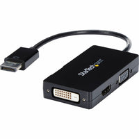 StarTech DP2VGDVHD Travel A/V adapter: 3-in-1 DisplayPort to VGA DVI