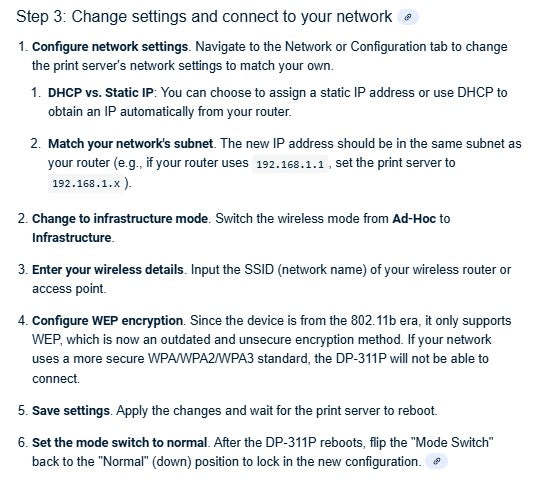 D-Link DP-311P Air Wireless 2.4GHz Wireless Print Server w Power Supply LOT of 2