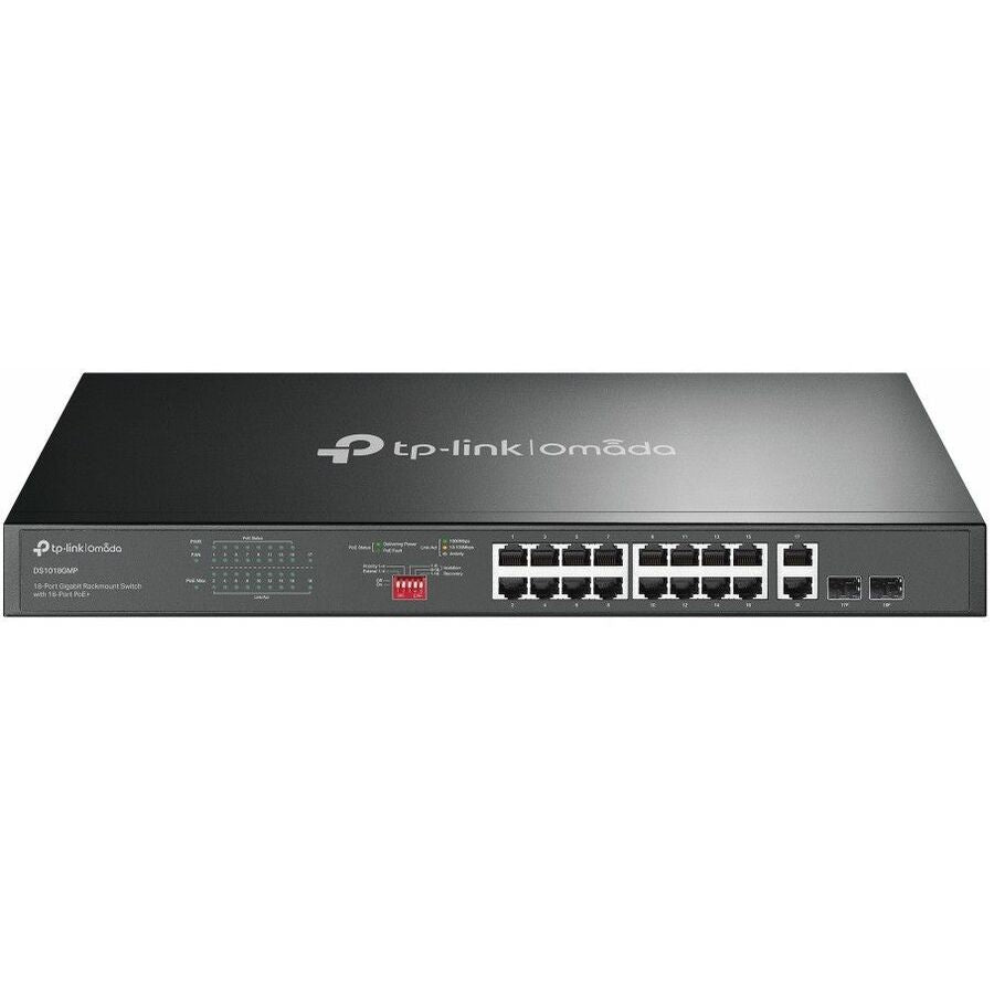 TP-Link DS1018GMP Omada 18-Port Gigabit Rackmount Switch w 16-Port PoE+