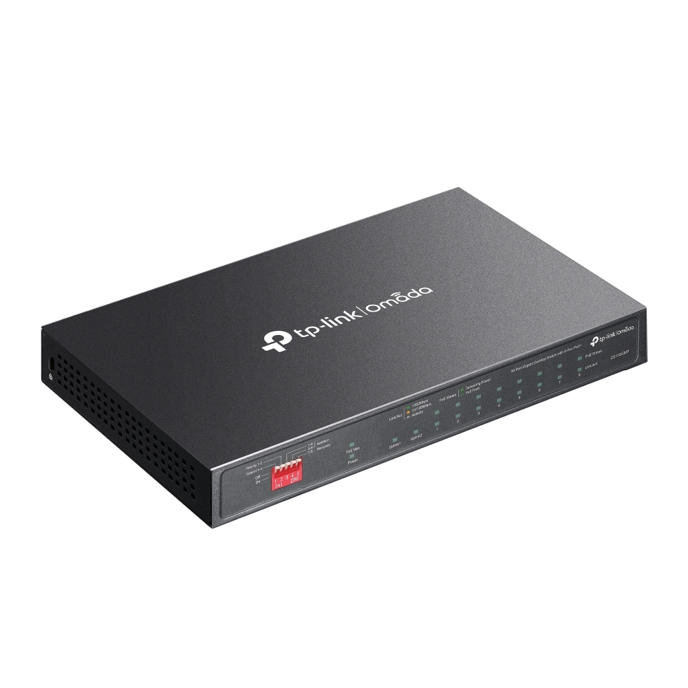 TP-Link DS110GMP Omada 10-Port Gigabit Desktop Switch with 8-Port PoE+