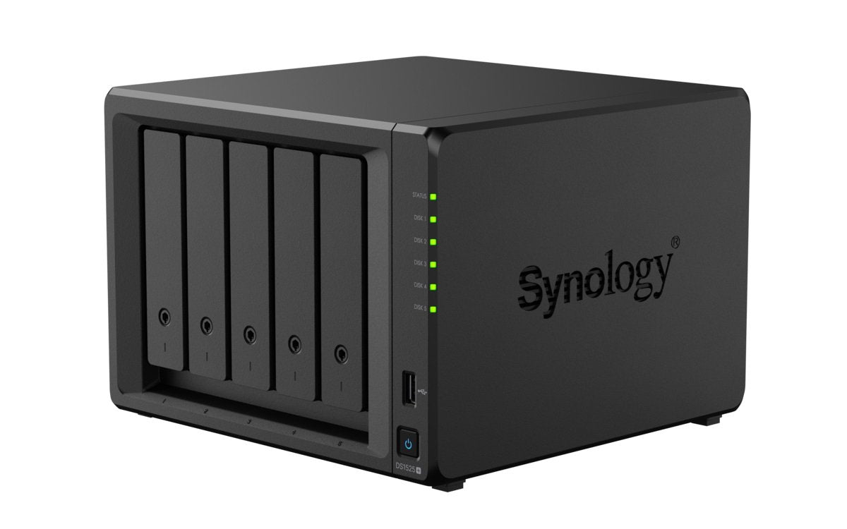 Synology DS1525+ Network Attached Storage - 5 Bay DiskStation Diskless Retail