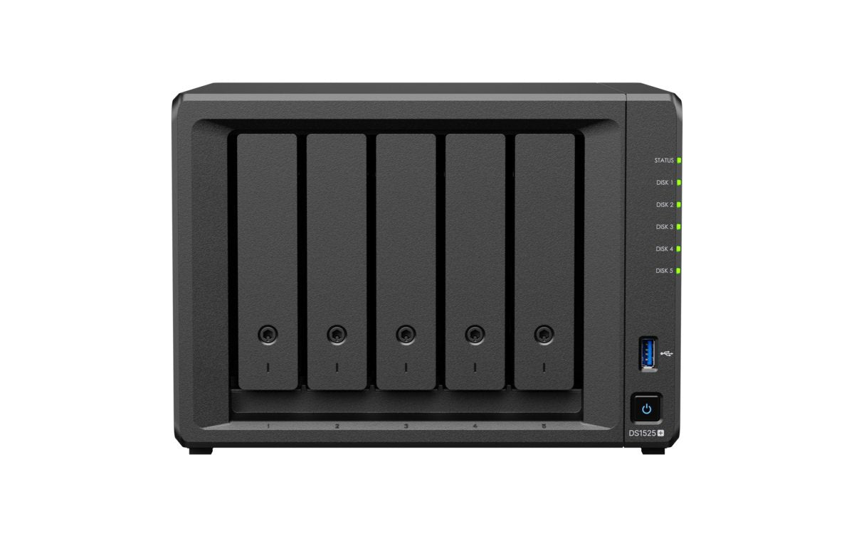 Synology DS1525+ Network Attached Storage - 5 Bay DiskStation Diskless Retail