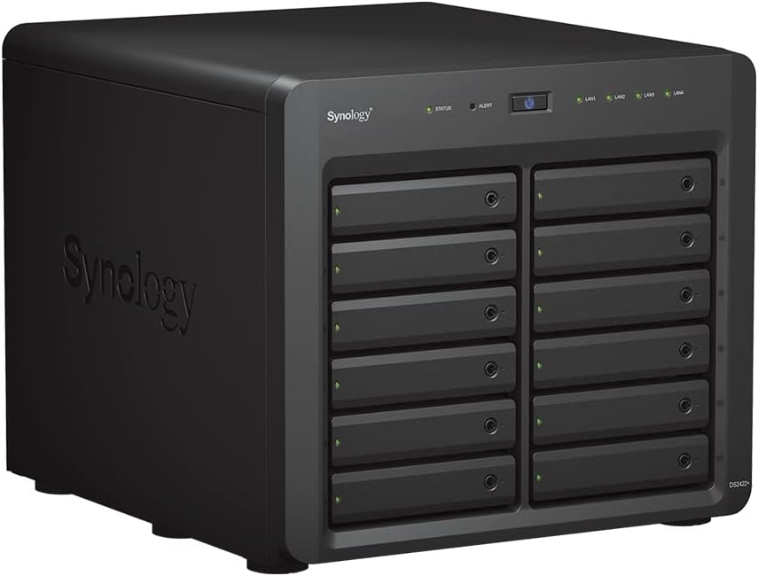 Synology DS2422+ Disk Station - NAS server - 12 bays - SATA 3Gb/s -iSCSI support