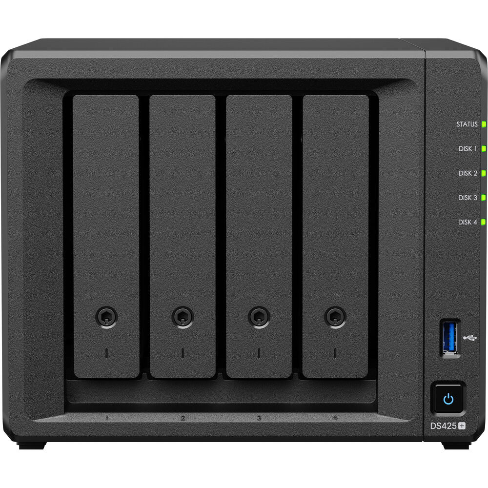 Synology DS425+ Network Attached Storage- 4 Bay DiskStation Diskless Retail