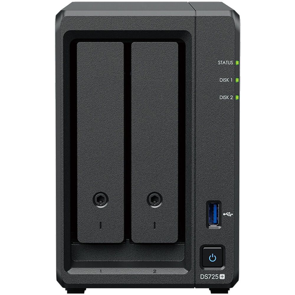 Synology DS725+ - 2 Bay DiskStation Diskless - NAS Storage System