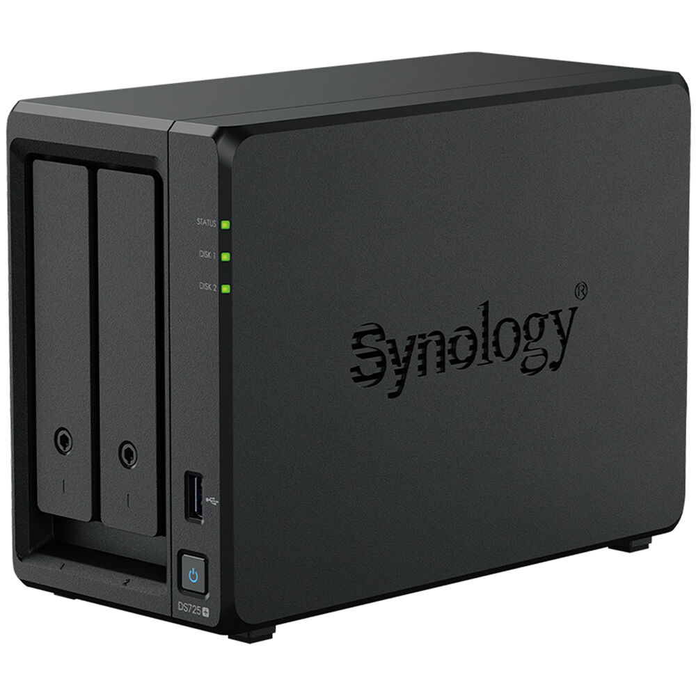 Synology DS725+ - 2 Bay DiskStation Diskless - NAS Storage System