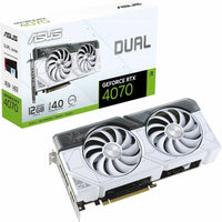 ASUS DUAL-RTX4070-12G-WHITE Graphic Card GeForce RTX 4070 White 12GB GDDR6X 192B