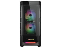 Cougar Duoface RGB Black Case Mid Tower Gaming Chassis Tempered Glass