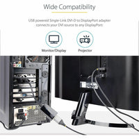 StarTech DVI2DP2 DVI to DisplayPort Adapter with USB Power - Black