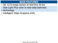 Digital Watchdog DWC-MVD8WI28TW MEGApix IVA 4K IR Vandal Ball IP Camera, 2.8mm