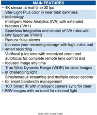 Digital Watchdog DWC-MVD8WIATW MEGApixIVA 4K IR Vandal Ball IP Camera 2.7-13.5mm