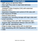 Digital Watchdog DWC-PVF5DI1TW MEGApix IVA 5MP IR Fisheye IP Camera, 1.55mm Lens