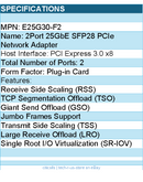 Synology E25G30-F2 2Port 25GbE SFP28 PCIe Network Adapter Retail