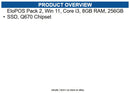 Elo E262004 EloPOS Pack 2, Win 11, Core i3, 8GB RAM, 256GB SSD, Q670 Chipset