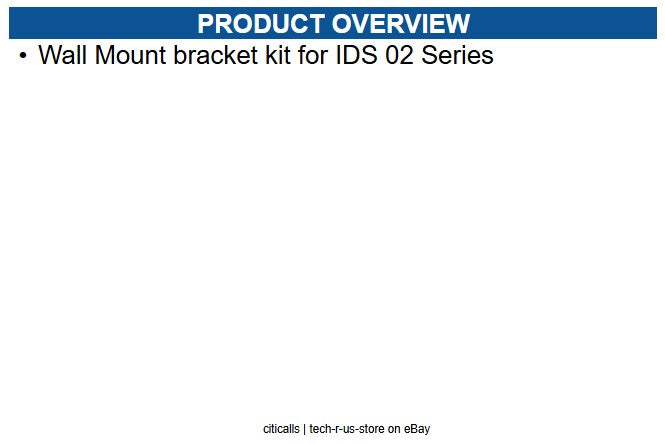 Elo E275050 Wall Mount for Digital Signage Display 55" Screen Support
