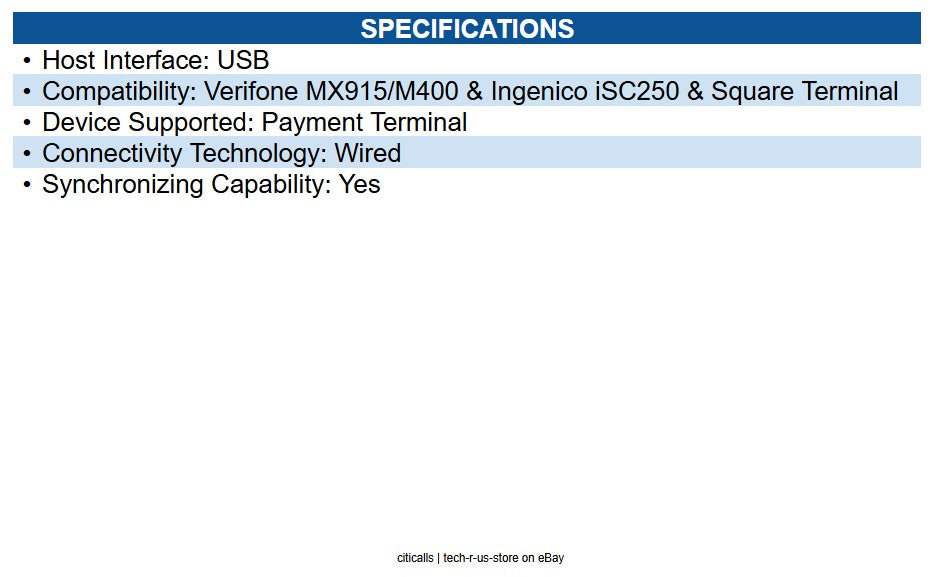 Elo E458992 Cradle Wired - Payment Terminal - Synchronizing Capability - USB