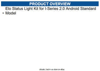 Elo E466847 Status Light Wired - Visual - Green, Red - Black