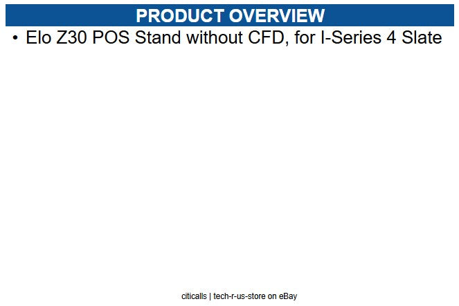 Elo E483135 POS Terminal Stand
