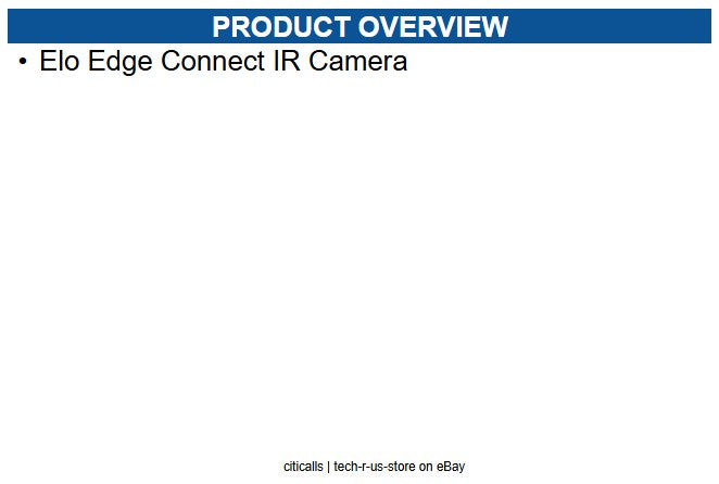 Elo E534879 Temperature Sensor Pro 3" Height x 5.5" Width x 2" Depth - Black