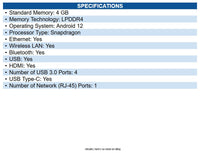 Elo E792849 Backpack 4 Digital Signage Appliance Snapdragon SDA660 - 4 GB LPDDR4