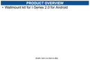 Elo E802400 Wall Mount for Display Screen 1 Display(s) Supported - 15.60" Screen