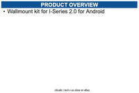 Elo E802400 Wall Mount for Display Screen 1 Display(s) Supported - 15.60" Screen