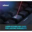 Adesso EasyTouch 1300 Keyboard - Wired/Wireless Connectivity - Bluetooth/RF