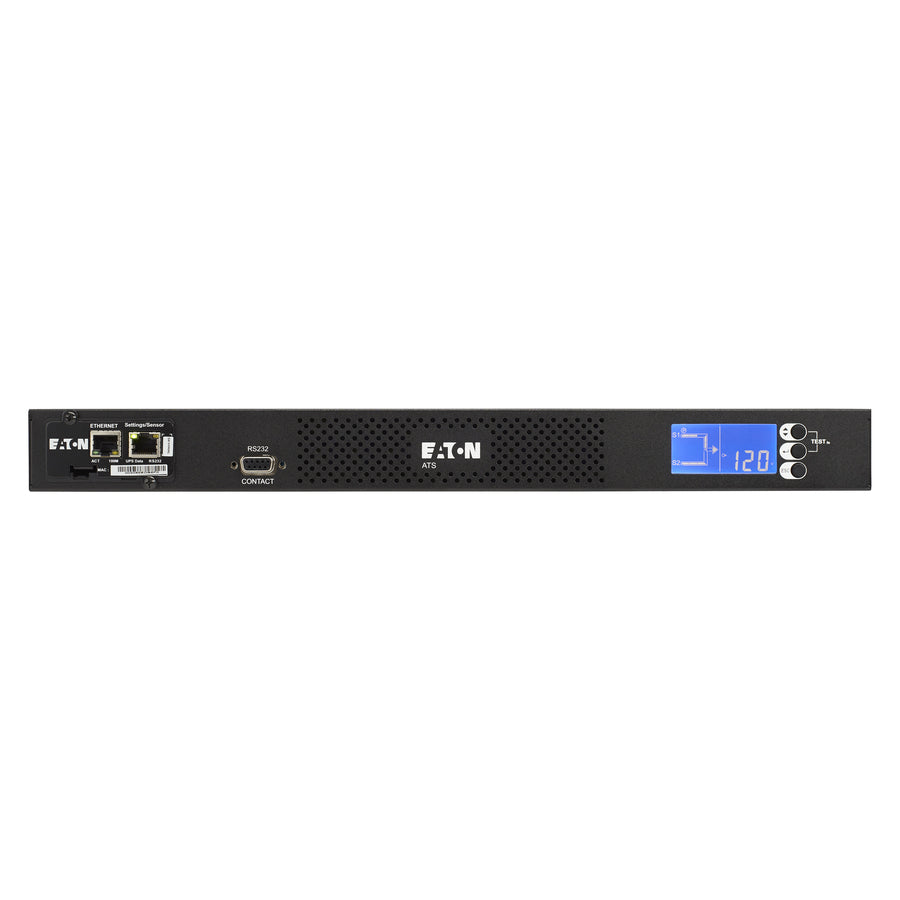 Eaton EATS115 ATS rack PDU, 1U, (2) 5-15P input, 1.44 kW max, 120V, 12A