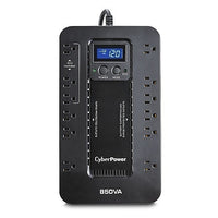 CyberPower EC850LCD Ecologic Series Compact UPS System with LCD Screen, 850VA