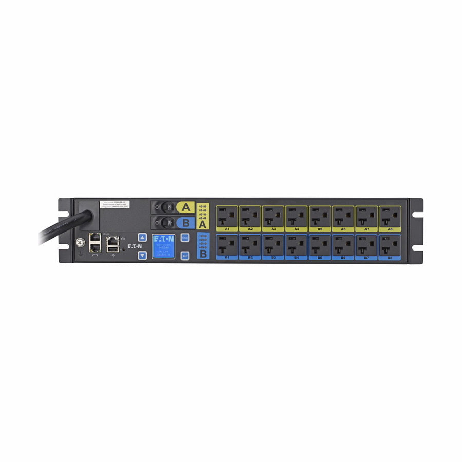 Eaton EMAU05-10 Managed rack PDU, 2U, L5-30P input, 2.88 kW max, 120V, 24A