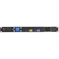 Eaton EMIT04-10 Metered Input rack PDU, 1U, L6-30P input, 5.76 kW max, 200-240V